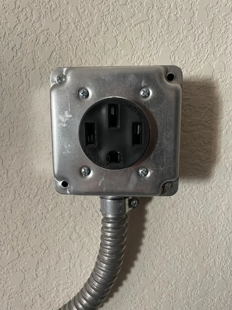 NEMA 14-50 outlet installed for Smart Home Electrical in Bessemer City